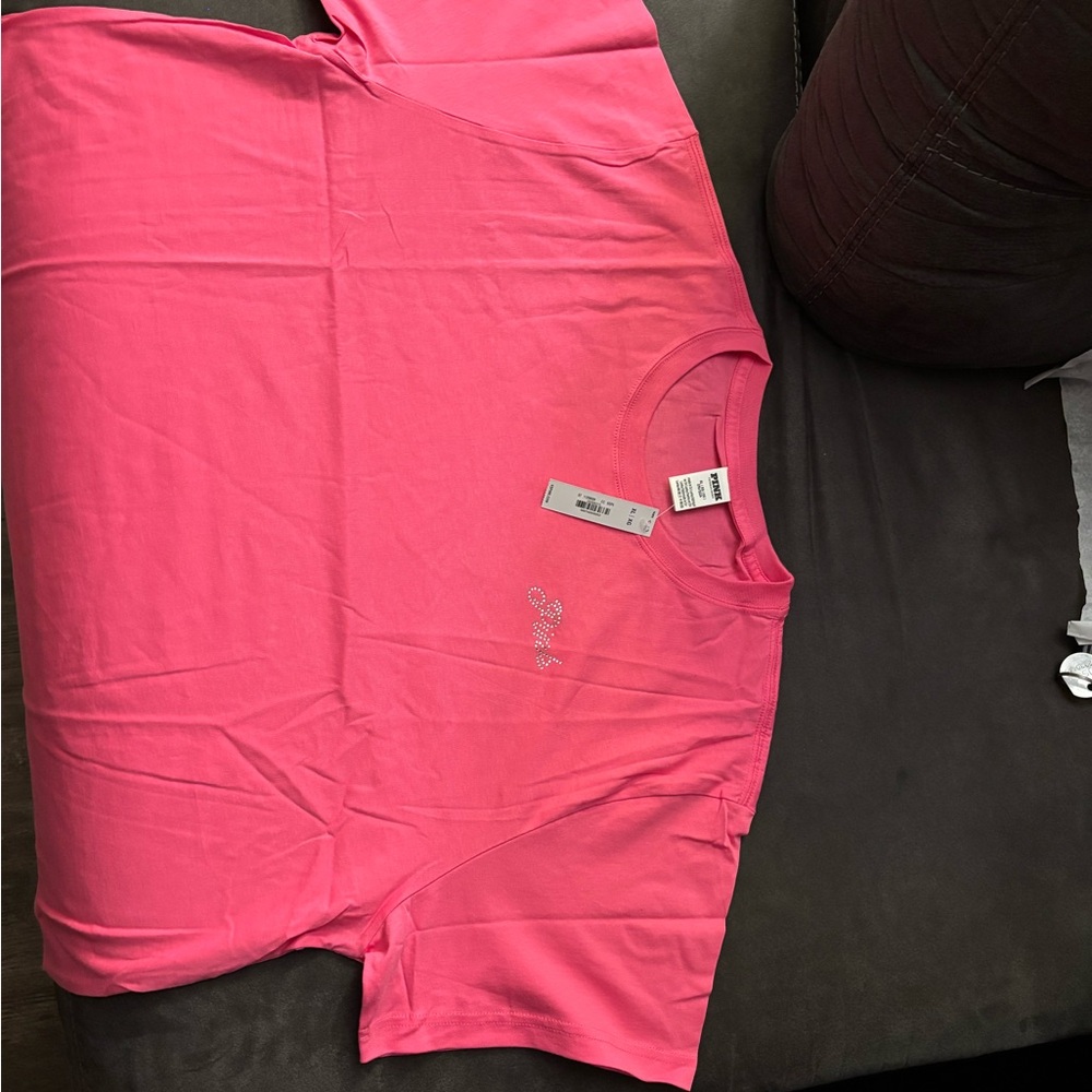 PINK Victoria's Secret Bright Pink Tee